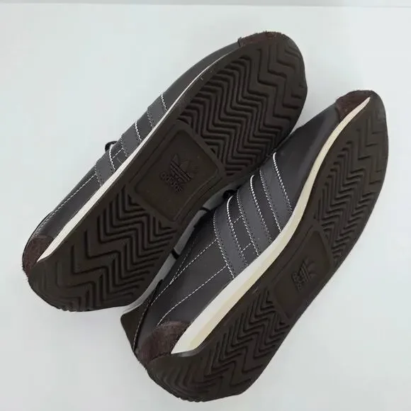Adidas Originals Dark Brown Country OG Trimmed Leather Sneakers Women's Size 8.5 - Picture 5 of 8